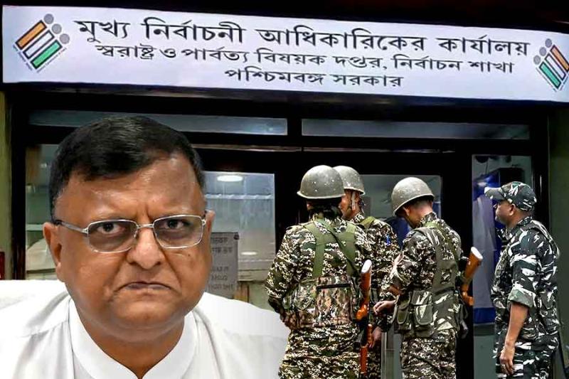 SIR in Bengal: During the SIR hearing Central security at CEO's office