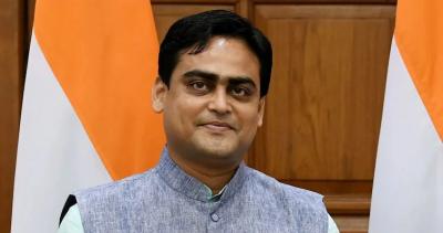 Union minister of state for ports, shipping and waterways Shantanu Thakur. Photo: PTI/File