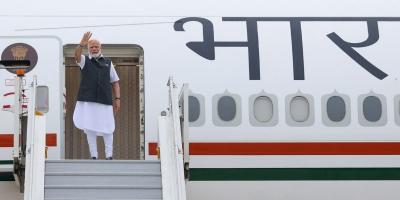 Representative image of Prime Minister Narendra Modi travelling abroad. Photo: PIB