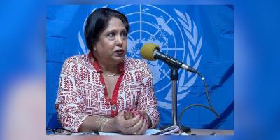 UN Special Representative on Sexual Violence in Conflict Pramila Patten. Photo: X/@unmissmedia.