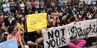 You're a Girl, Pick a Topic like Domestic Violence': RGNUL Protests On, Students Seek VC's Exit, Safety Reforms