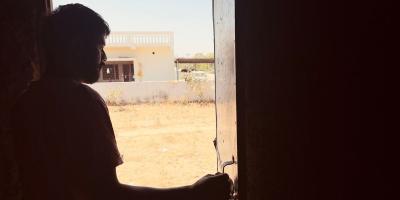 Shaileshbhai at his home in Idar town. Photo: Tarushi Aswani