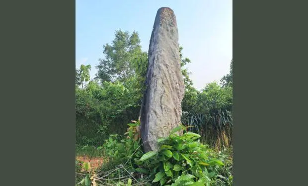 Udupi; ಬಜೆ ಡ್ಯಾಂ ಬಳಿ ಶಿಲಾಯುಗದ ನಿಲಿಸುಗಲ್ಲು ಪತ್ತೆ